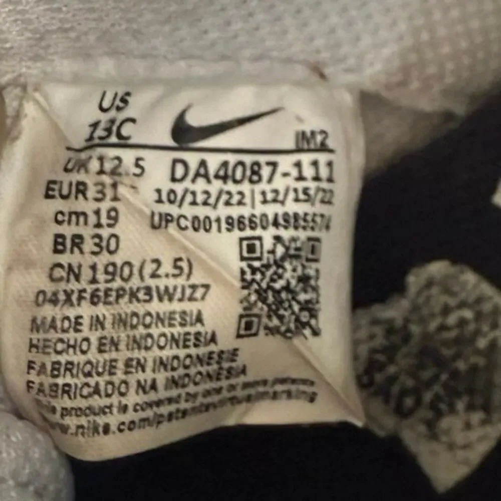 Nike Blazer Mid ‘77 White/Orange Kids Sneakers - SZ 13.5 C - Picture 11 of 11